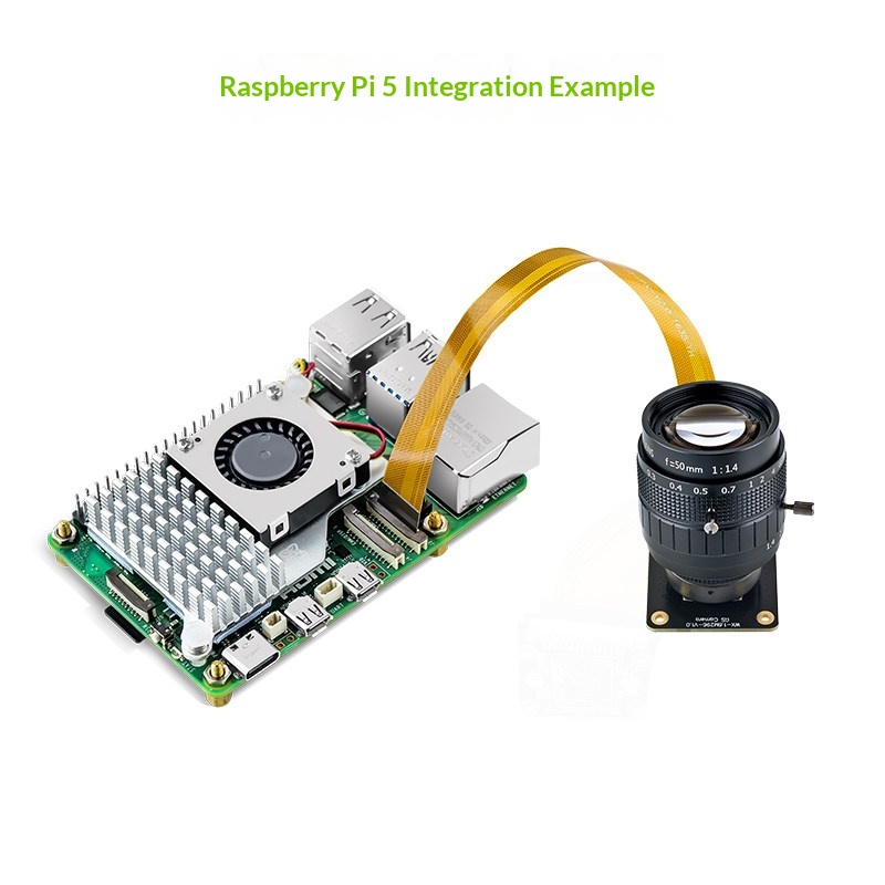 Raspberry Pi IMX296 Camera Mod - đánh giá và giá Raspberry Pi Global Shutter Camera Imx296